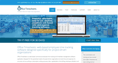 Desktop Screenshot of officetimesheets.com
