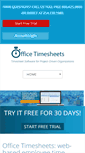 Mobile Screenshot of officetimesheets.com